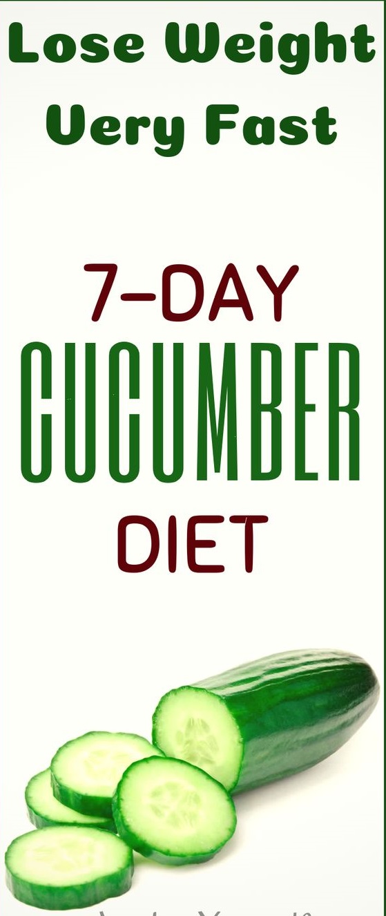 Lose Weight Fast With This AMAZING 7 Day Cucumber Diet Secret Of 